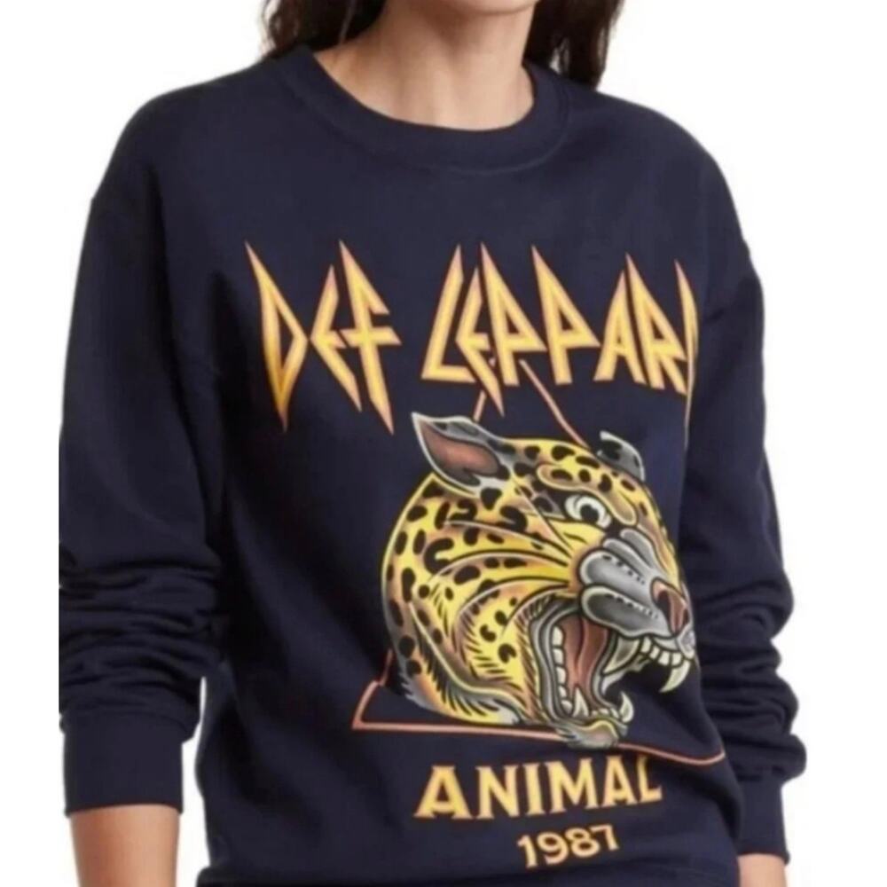 Def Leppard Animal 1987 Unisex Sweatshirt XS NWOT